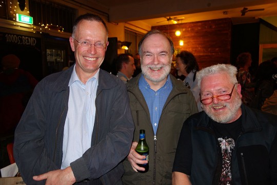 Robin Miller, Peter Watson and Glenn Robbins.